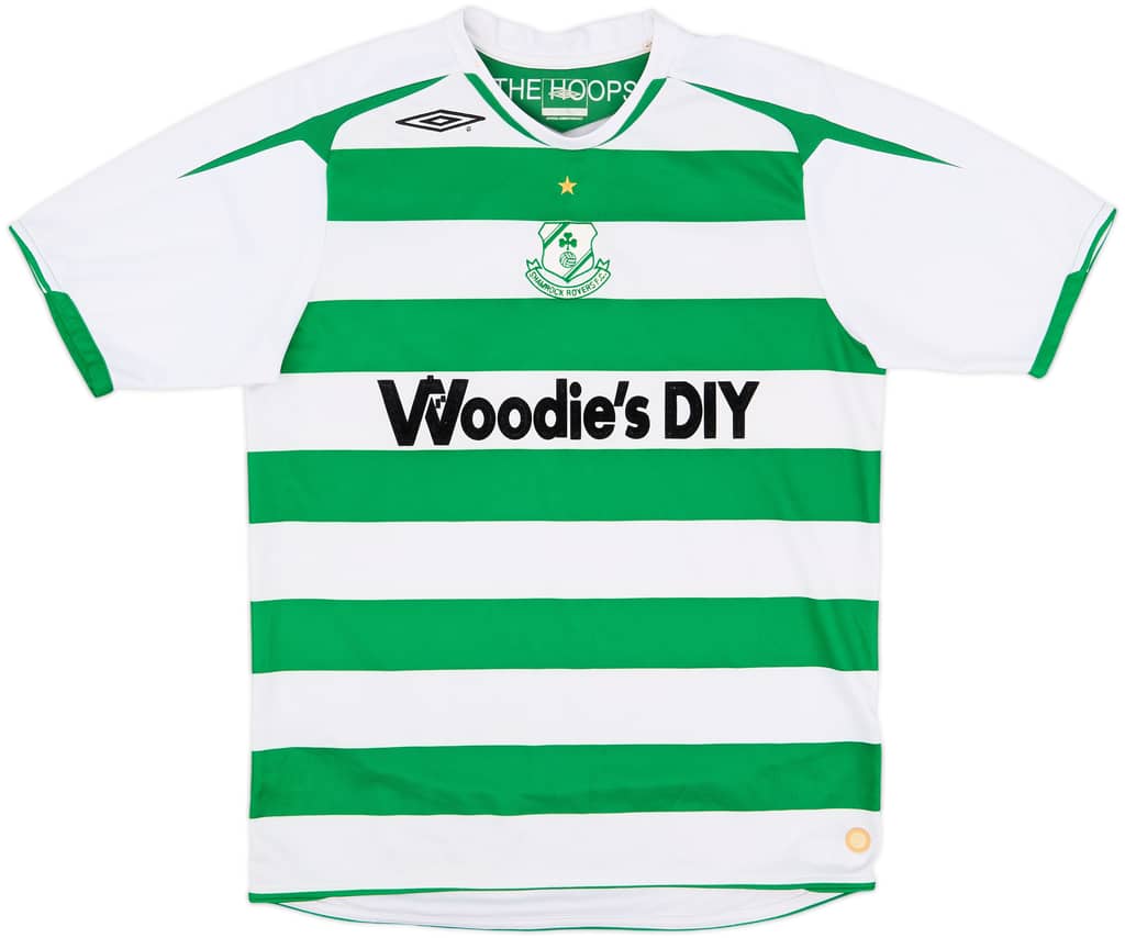 2007-09 Shamrock Rovers Home Shirt - 8/10 - (M)