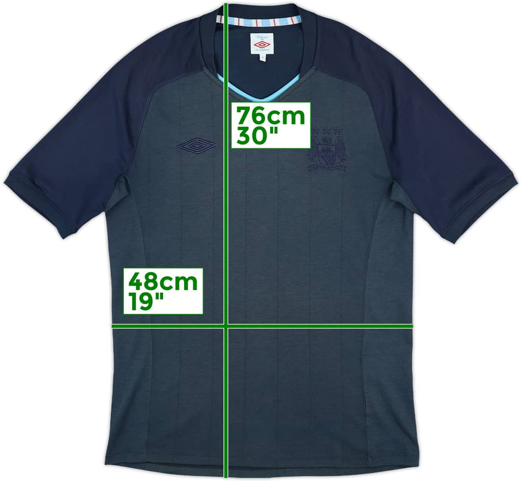 2010-11 Manchester City Umbro Training Shirt - 8/10 - (M)