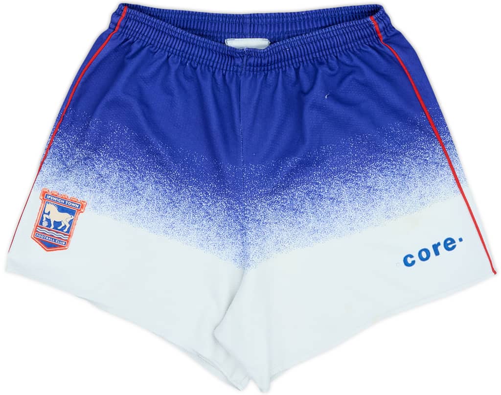 1995-96 Ipswich Home Shorts - 8/10 - (L)