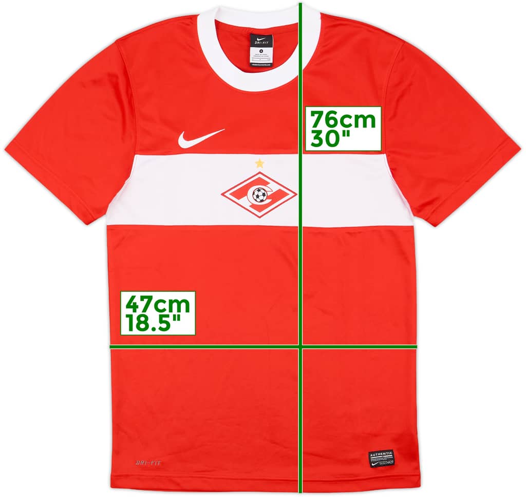 2011-12 Spartak Moscow Basic Home Shirt - 8/10 - (S)