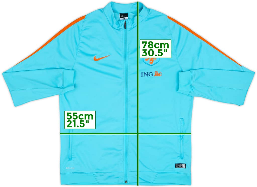 2016-17 Netherlands Nike Track Jacket - 8/10 - (XL)
