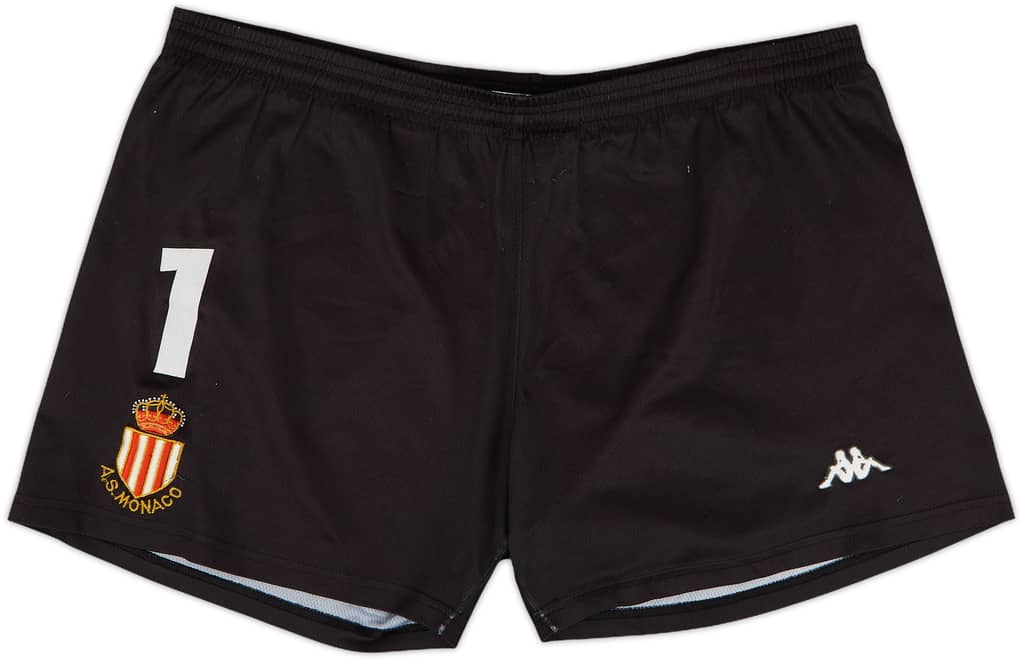 1998-99 Monaco Player Issue GK Shorts #1 (Barthez) - 5/10 - (XL)