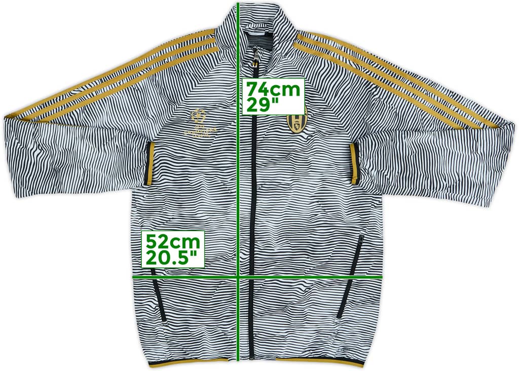 2015-16 Juventus CL adidas Track Jacket - 9/10 - (M)