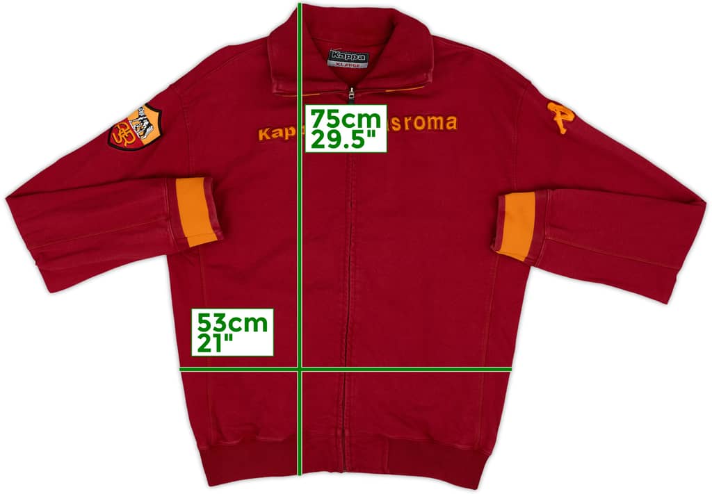 2007-08 Roma Kappa Track Jacket - 7/10 - (XL)
