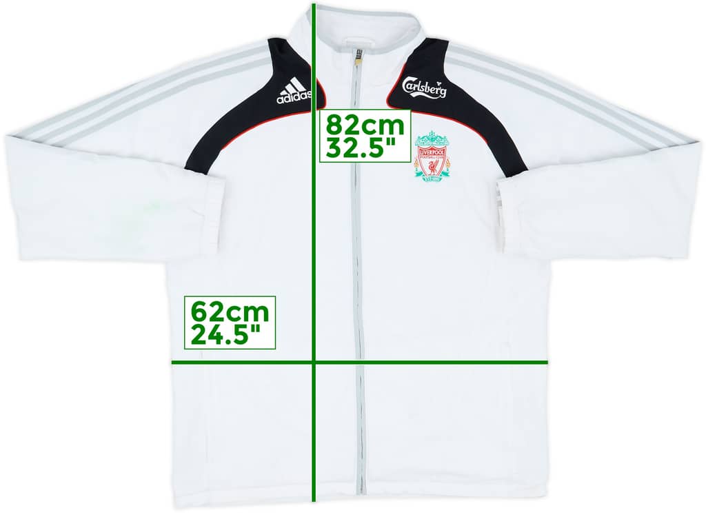 2008-09 Liverpool adidas Track Jacket - 5/10 - (L/XL)