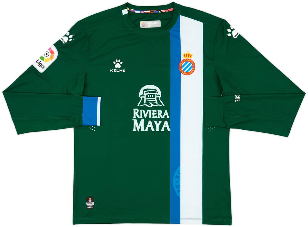 2019-20 Espanyol Away L/S Shirt - 10/10 - (L)