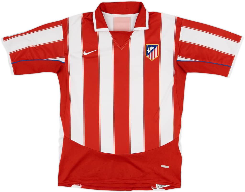 2003-04 Atletico Madrid Home Shirt - 8/10 - (S)