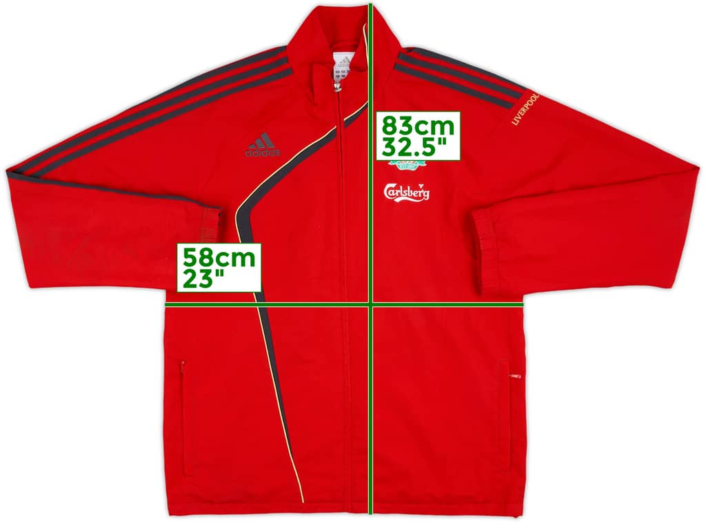 2009-10 Liverpool adidas Track Jacket - 7/10 - (L)
