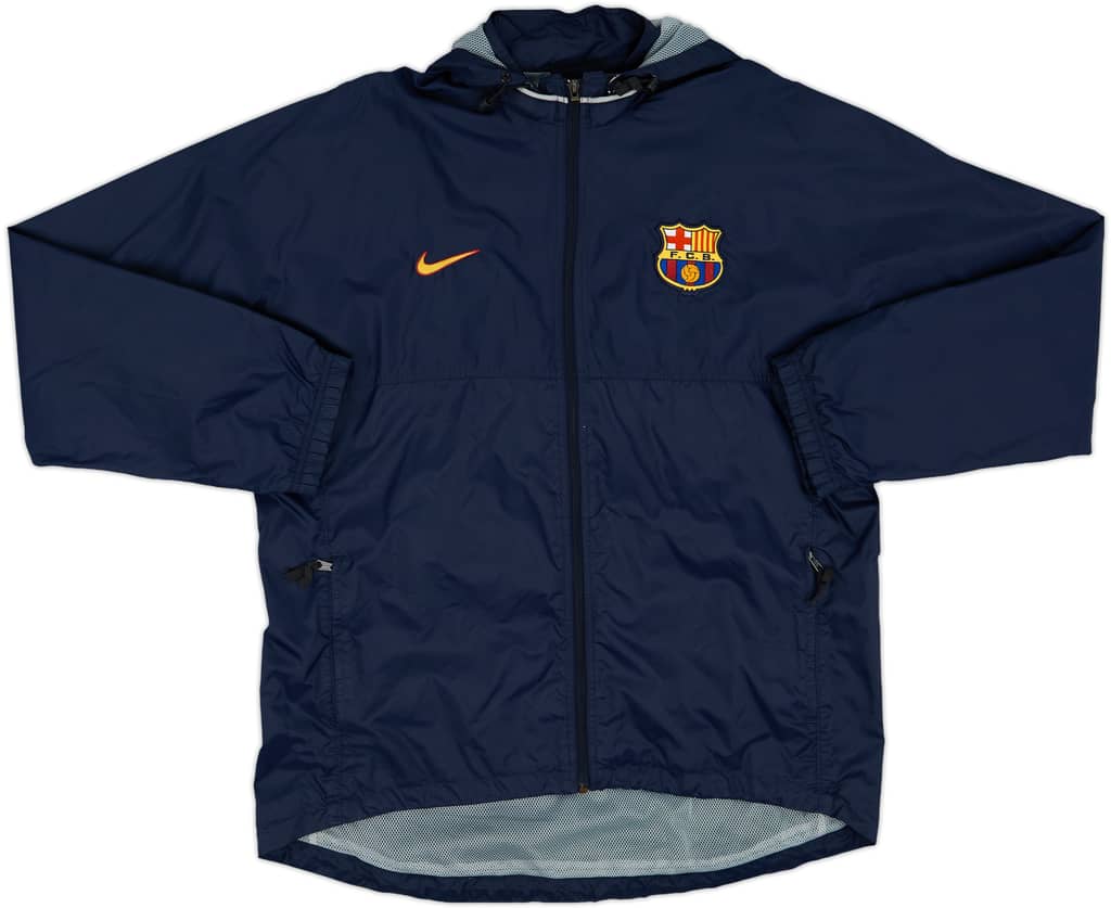 1999-00 Barcelona Nike Hooded Rain Jacket - 5/10 - (L)