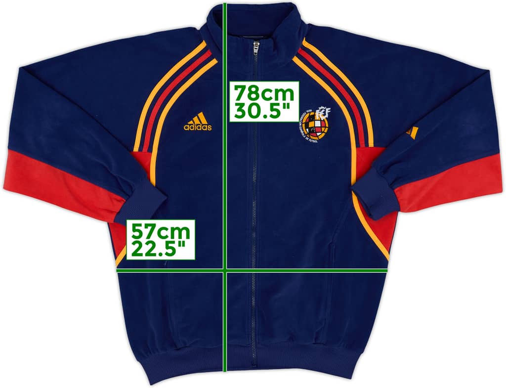 2000-02 Spain adidas Track Jacket - 8/10 - (M/L)