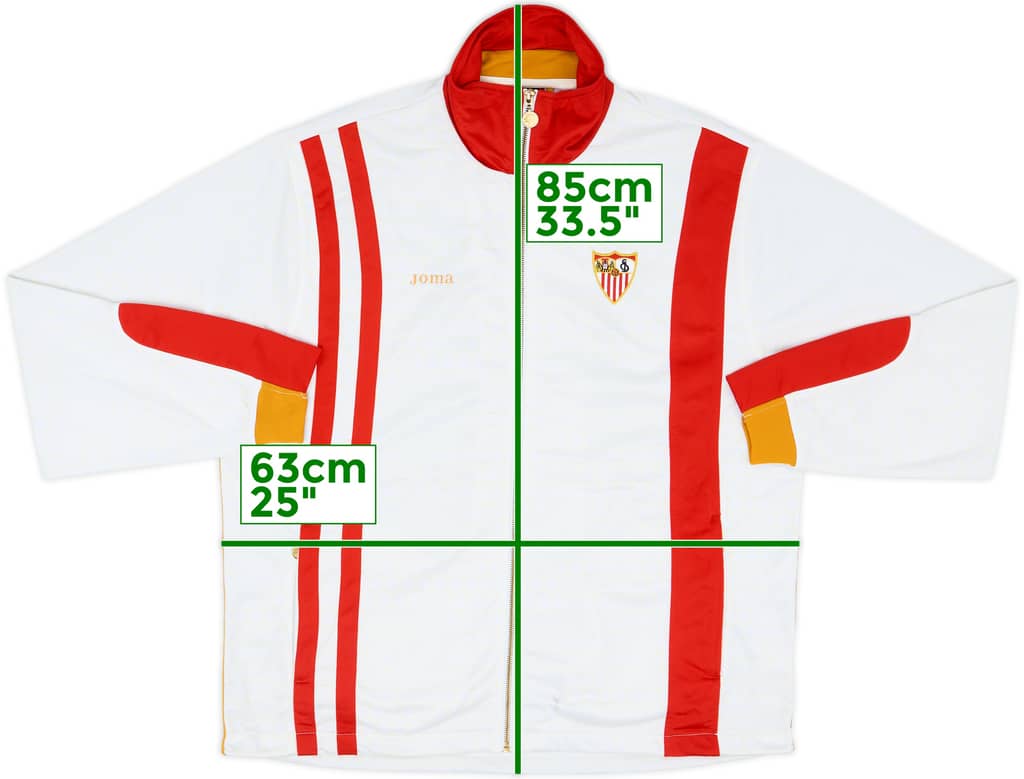 2008-09 Sevilla Joma Track Jacket - 8/10 - (L)