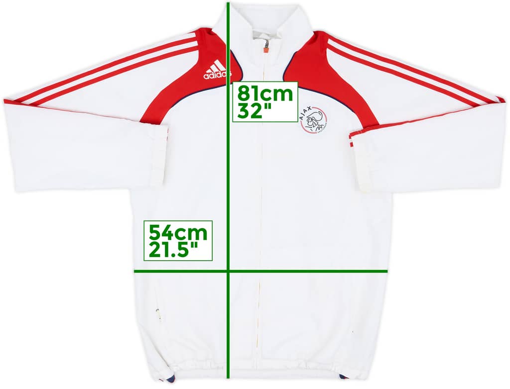 2008-09 Ajax adidas Track Jacket - 7/10 - (M)