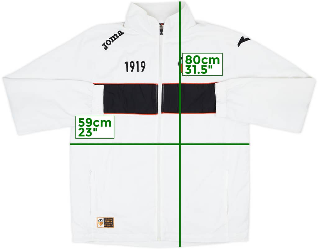 2011-12 Valencia Joma Track Jacket - 6/10 - (L)