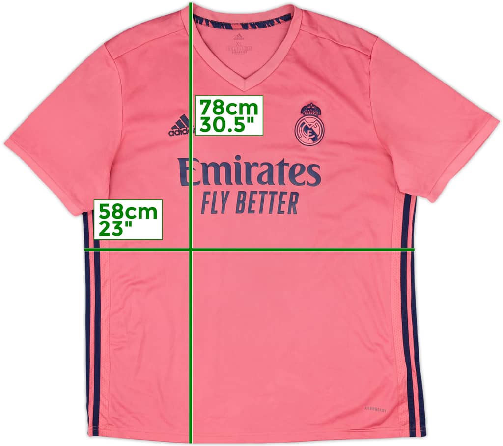 2020-21 Real Madrid Away Shirt - 5/10 - (XL)