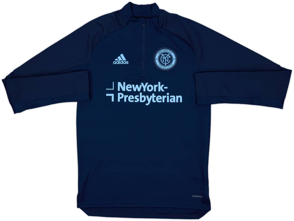 2019-20 New York City FC 1/4 Zip Track Top - 10/10 - (S)
