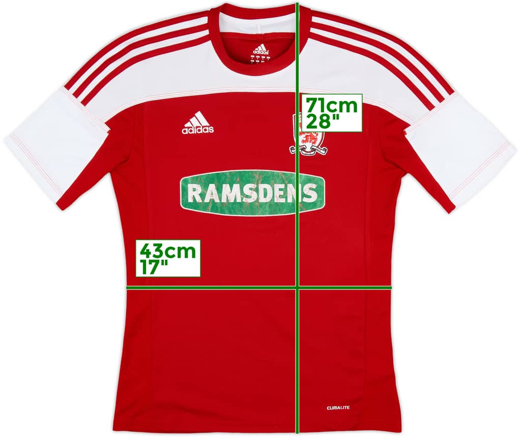 2011-12 Middlesbrough Home Shirt - 6/10 - (S)