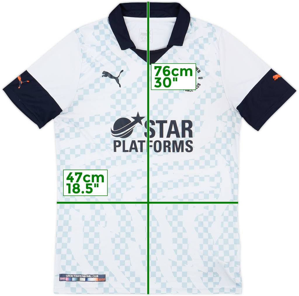 2019-20 Luton Away Shirt - 8/10 - (M)