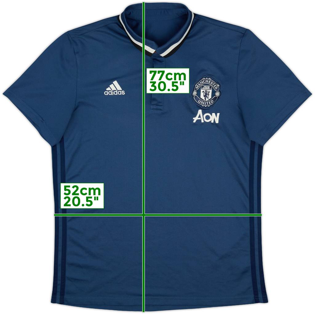 2016-17 Manchester United adidas Polo Shirt - 8/10 - (M)