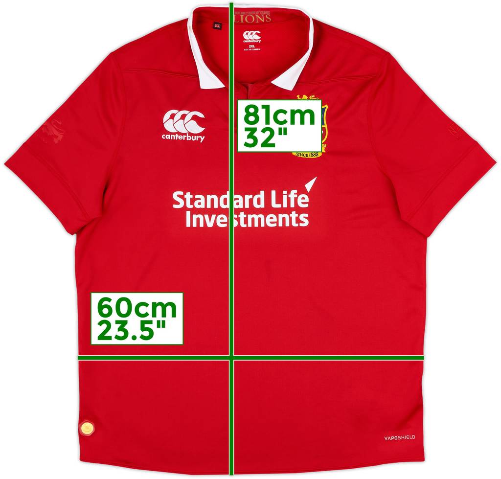 2017 British & Irish Lions Rugby Home Shirt - 9/10 - (XXL)