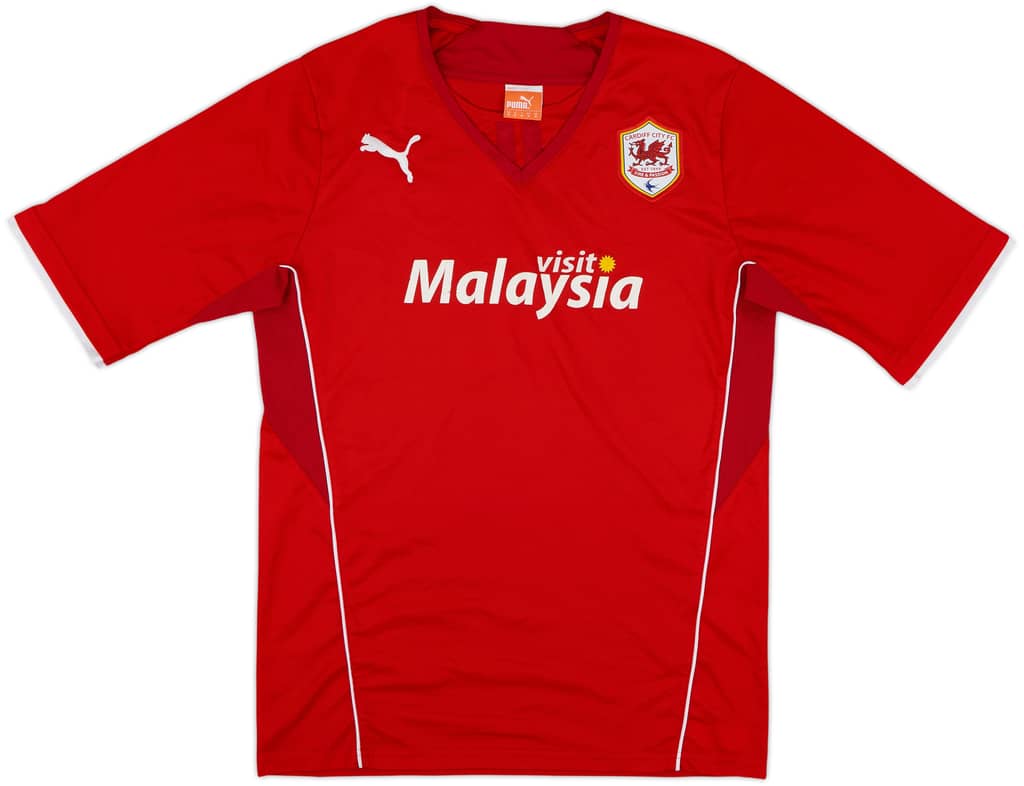 2013-14 Cardiff Home Shirt - 7/10 - (M)