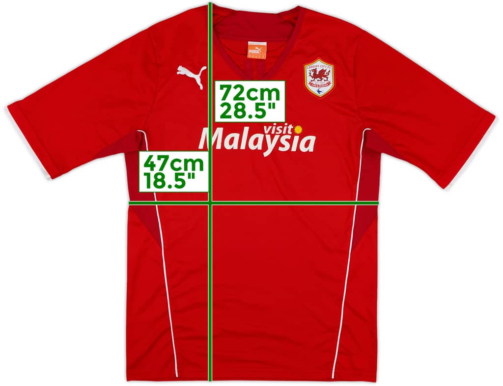 2013-14 Cardiff Home Shirt - 7/10 - (M)