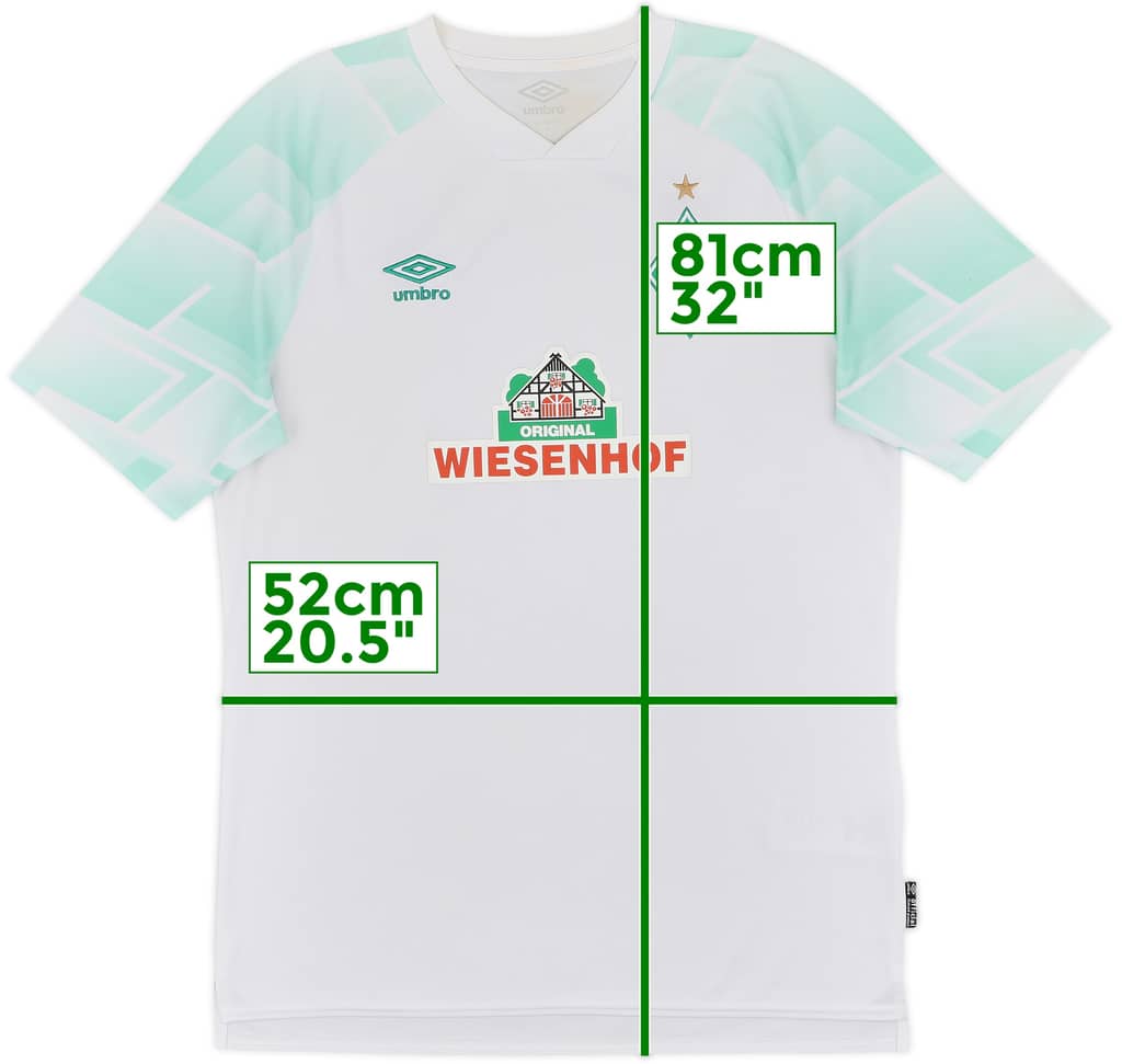 2020-21 Werder Bremen Away Shirt - 6/10 - (L)