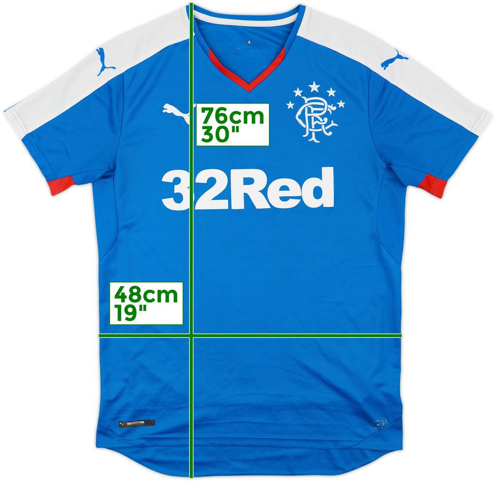 2015-16 Rangers Home Shirt - 7/10 - (M)