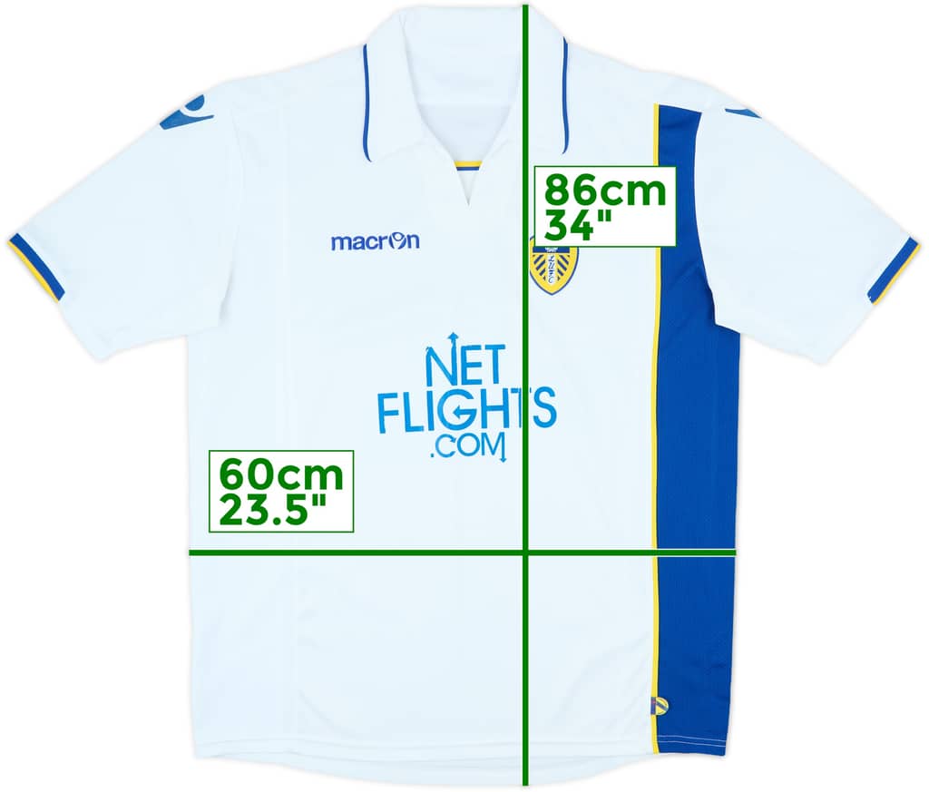 2009-10 Leeds United Home Shirt - 7/10 - (XL)