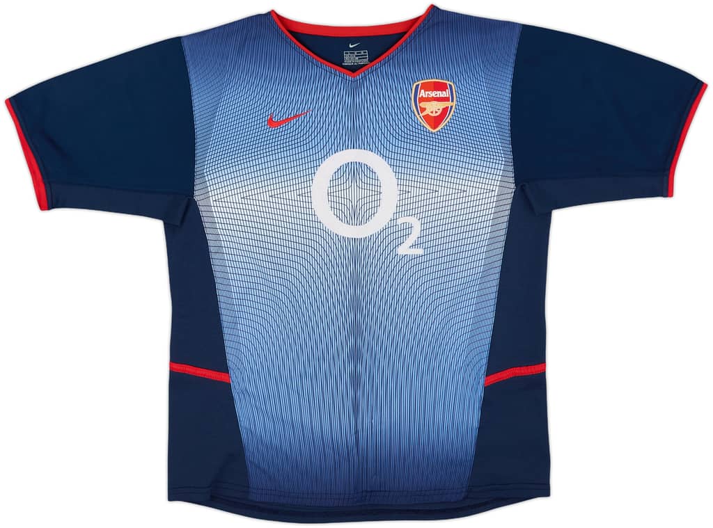 2002-04 Arsenal Away Shirt - 8/10 - (L.Boys)