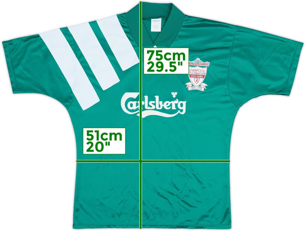 1992-93 Liverpool Centenary Away Shirt - 9/10 - (M/L)