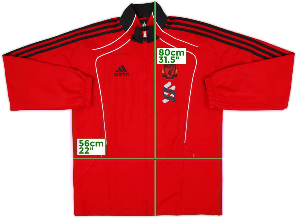2010-11 Liverpool adidas Track Jacket - 8/10 - (M/L)