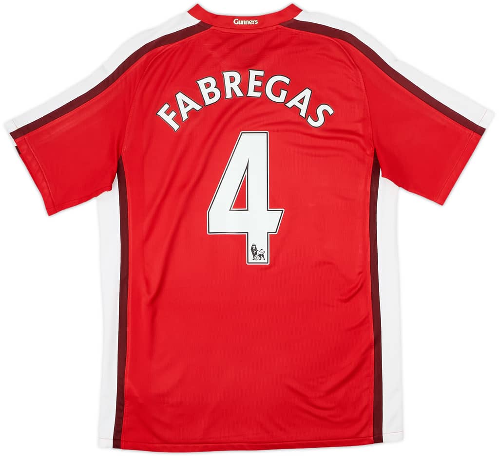 2008-10 Arsenal Home Shirt Fabregas #4