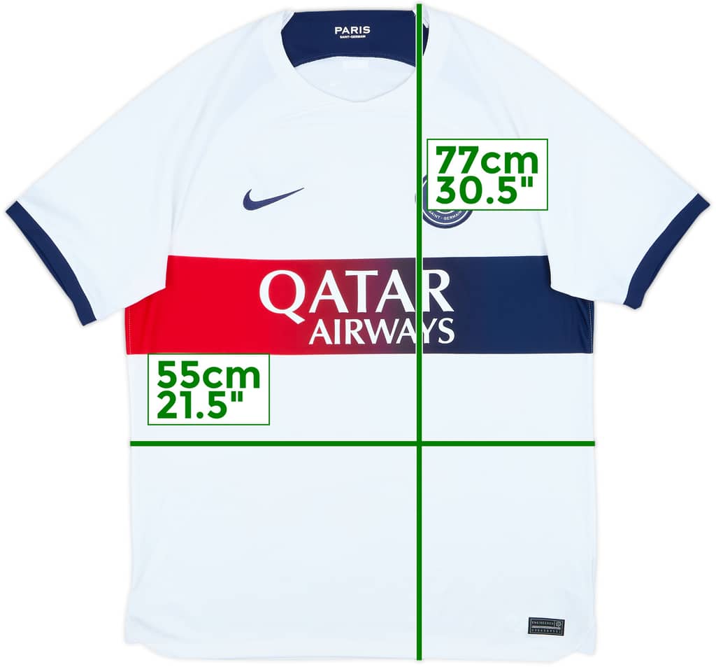2023-24 Paris Saint-Germain Away Shirt - 10/10 - (L)