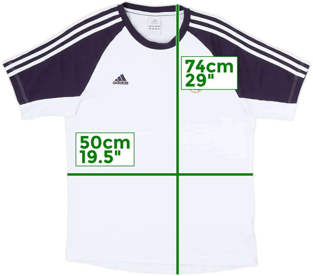 2012-13 Real Madrid adidas Cotton Tee - 8/10 - (M)