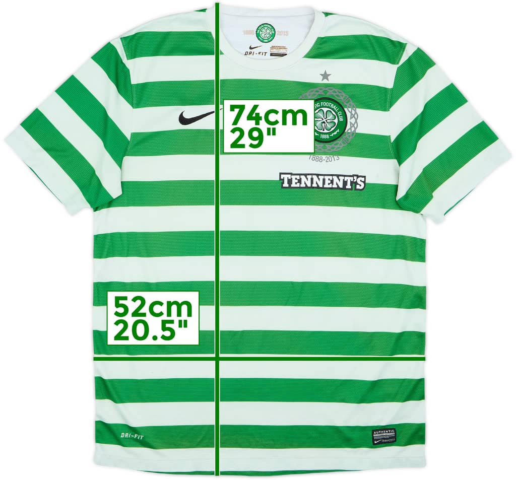 2012-13 Celtic '125th Anniversary' Home Shirt - 4/10 - (L)
