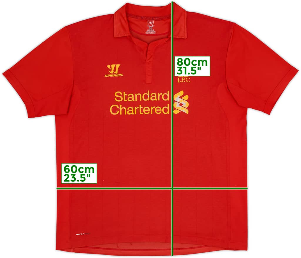 Camiseta de local del Liverpool 2012-13 - 5/10 - (XXL)