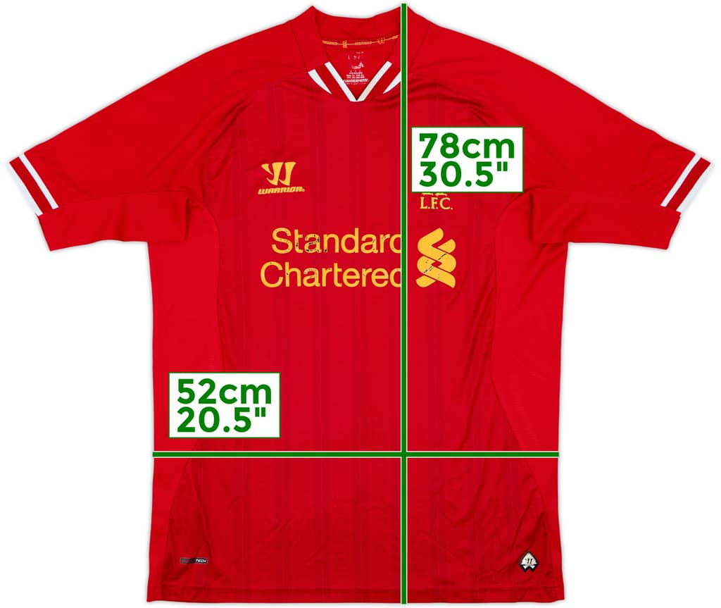 2013-14 Liverpool Camiseta Local - 5/10 - (L)