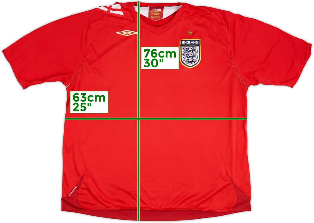 2006-08 England Away Shirt - 4/10 - (3XL)