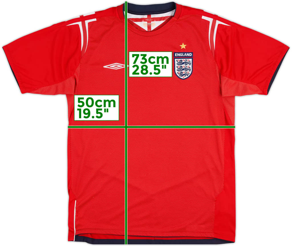 2004-06 England Away Shirt - 4/10 - (M)