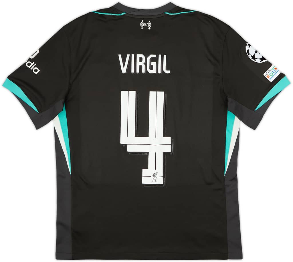 2024-25 Liverpool Away Shirt Virgil #4 - 10/10 - (M)