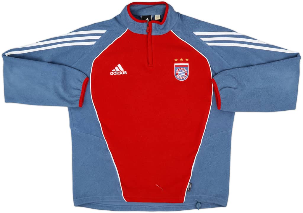 2005-06 Bayern Munich adidas 1/4 Zip Fleece Top - 8/10 - (M)