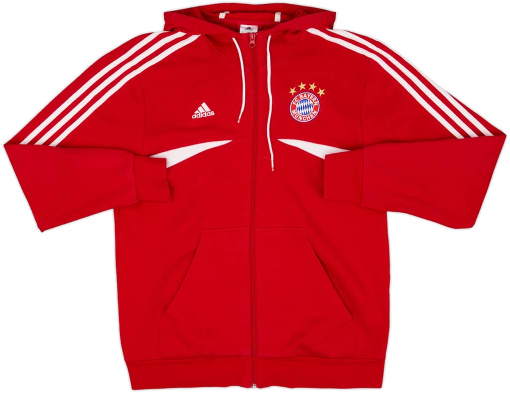 2013-14 Bayern Munich adidas Hooded Track Jacket - 8/10 - (M)