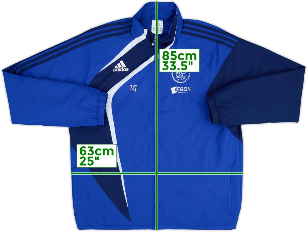 2009-10 Ajax Staff Issue adidas Track Jacket MJ - 9/10 - (XL/XXL)