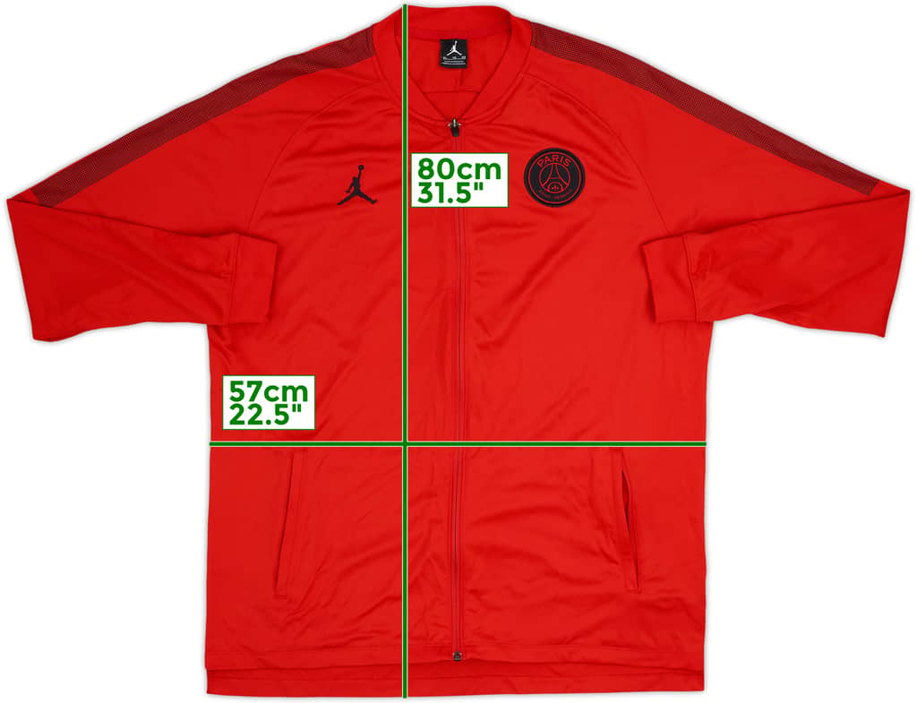 2018-19 Paris Saint-Germain Jordan Track Jacket - 6/10 - (XL)
