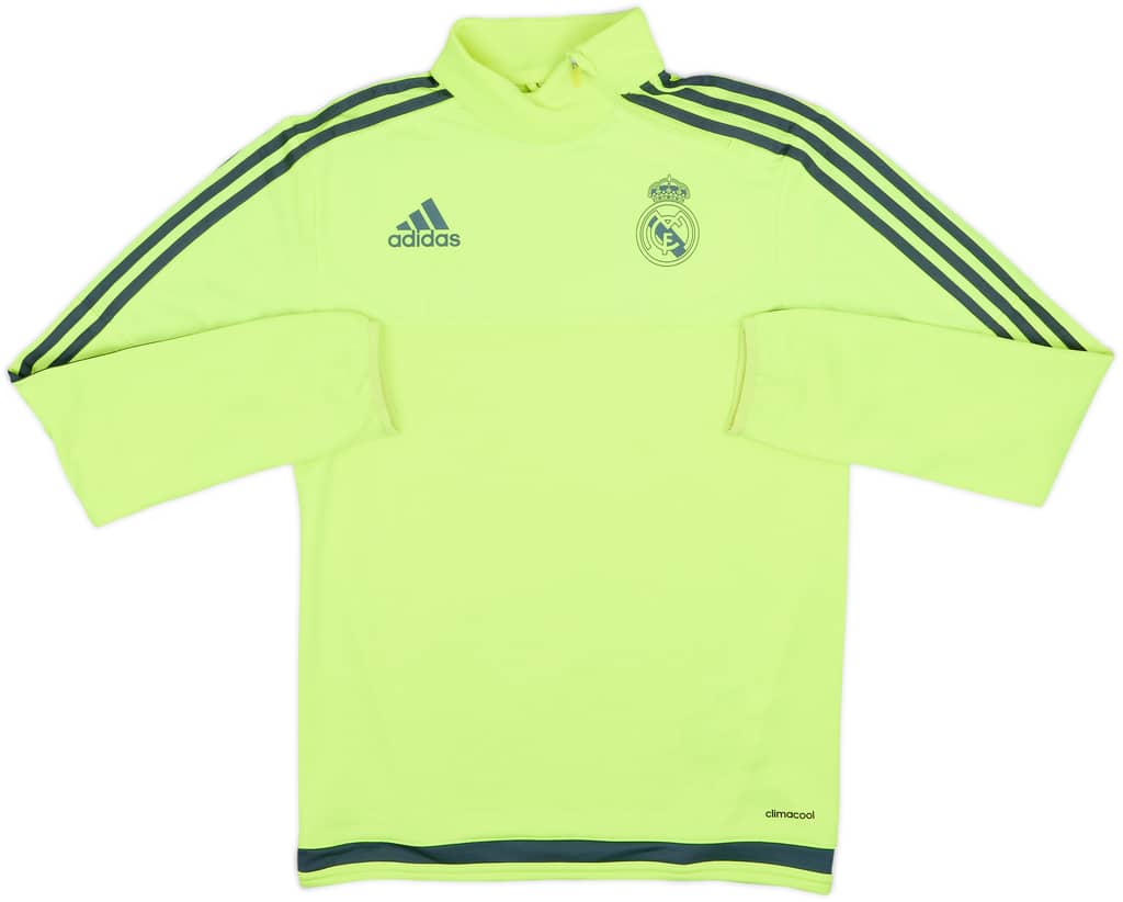 2015-16 Real Madrid adidas 1/4 Zip Drill Top - 7/10 - (XS)