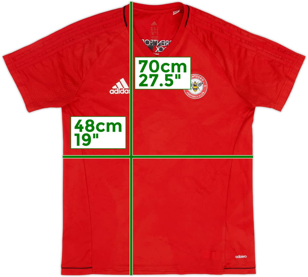 2017-18 Brentford adizero Training Shirt - 6/10 - (M)