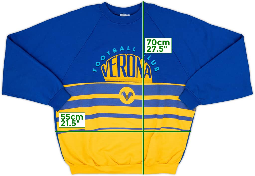 1990-91 Hellas Verona Le Felpe Dei Grandi Club Sudadera - 7/10 - (L)