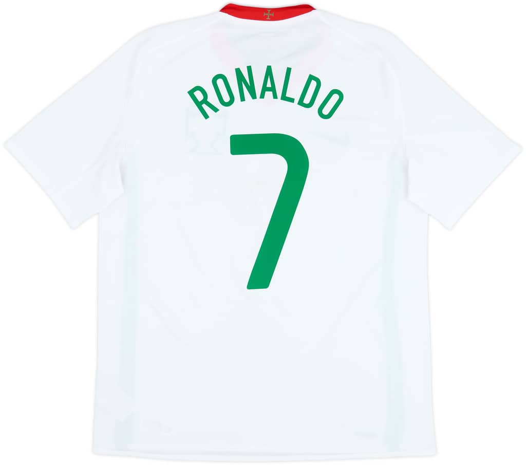 2008-10 Portugal Away Shirt Ronaldo #7 - 5/10 - (L)