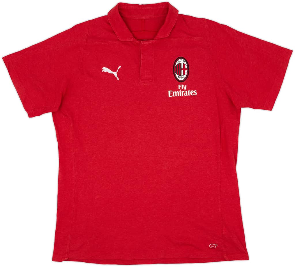 2018-19 AC Milan Puma Polo Shirt - 8/10 - (XL)