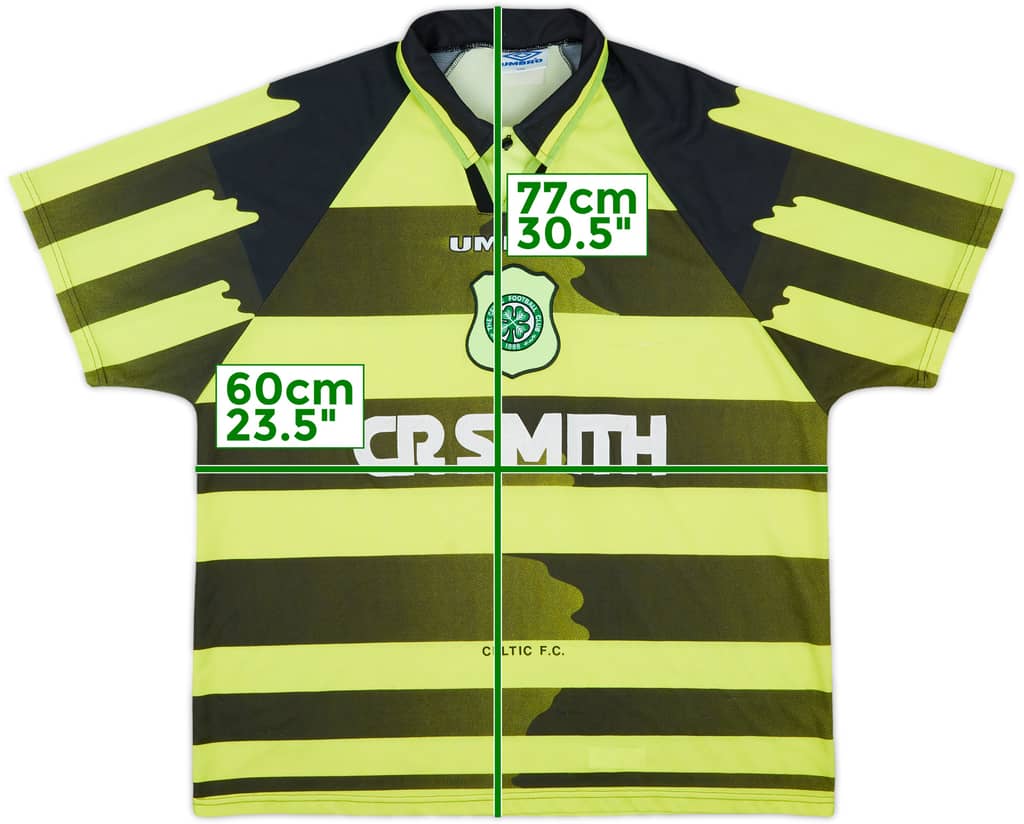 1996-97 Celtic Away Shirt - 7/10 - (XXL)
